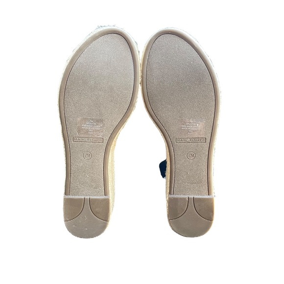 Marc Fisher Black Platform Espadrille Sandals Womens Shoes Size 7 - Picture 9 of 11